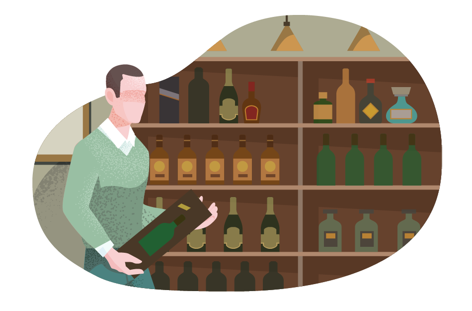 illustration_beer-wine-liquor-stores Gastropubs and Breweries Restaurant Insurance