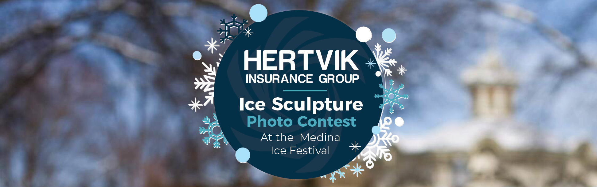 Hertvik Sponsors Carving at Medina Ice Festival Medina, OH