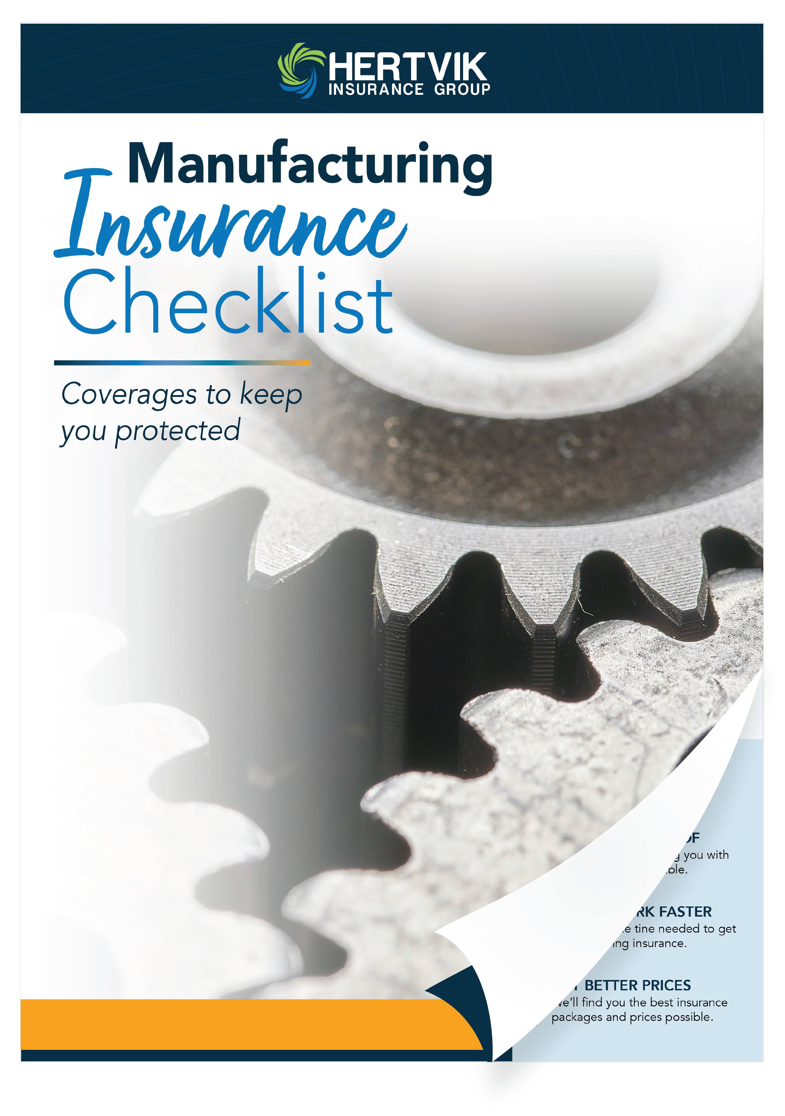 Manufacturing Insurance Checklist Hertvik Insurance Group Medina OH
