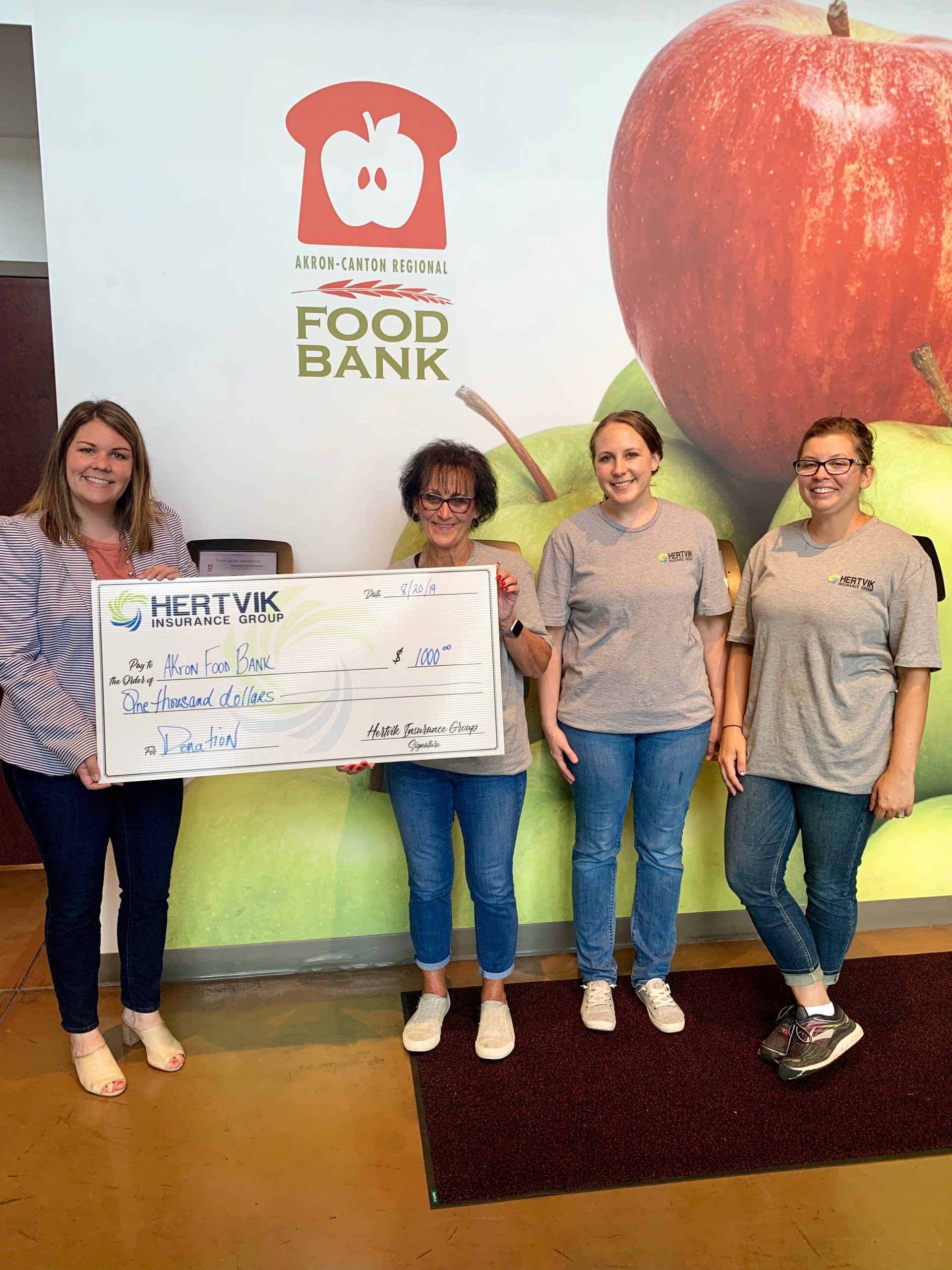 Akron-Canton Regional Food Bank Hertvik Cares Medina Ohio