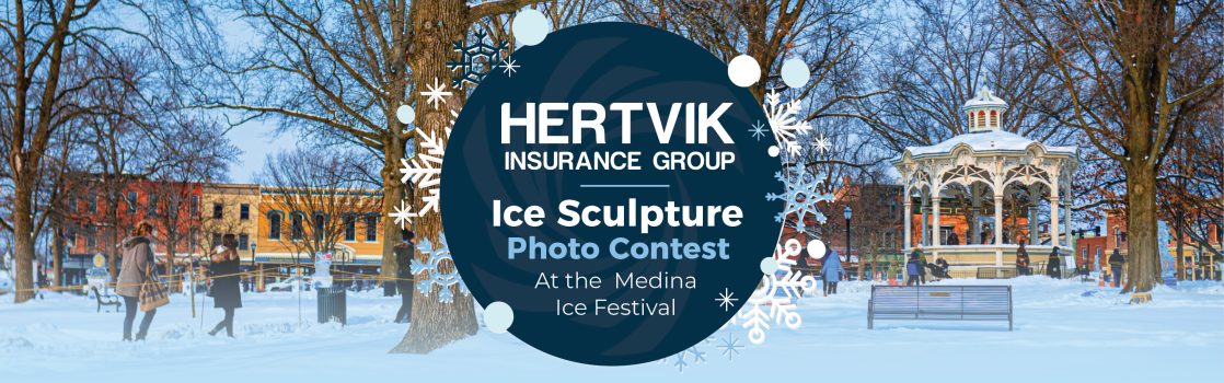 Medina Ice Festival 2023 Giveaway Photo Contest Hertvik Insurance Group Medina OH