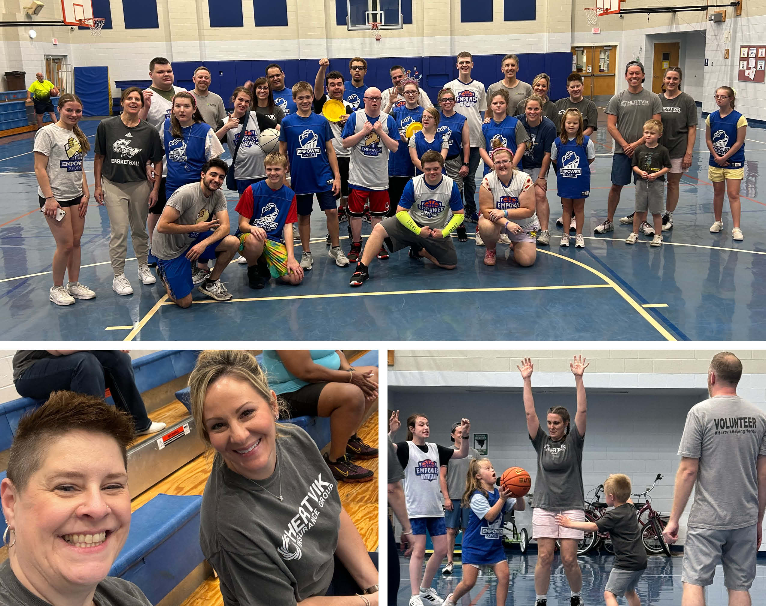Hertvik Insurance Group Volunteers with Empower Sports Medina OH May 20, 2024