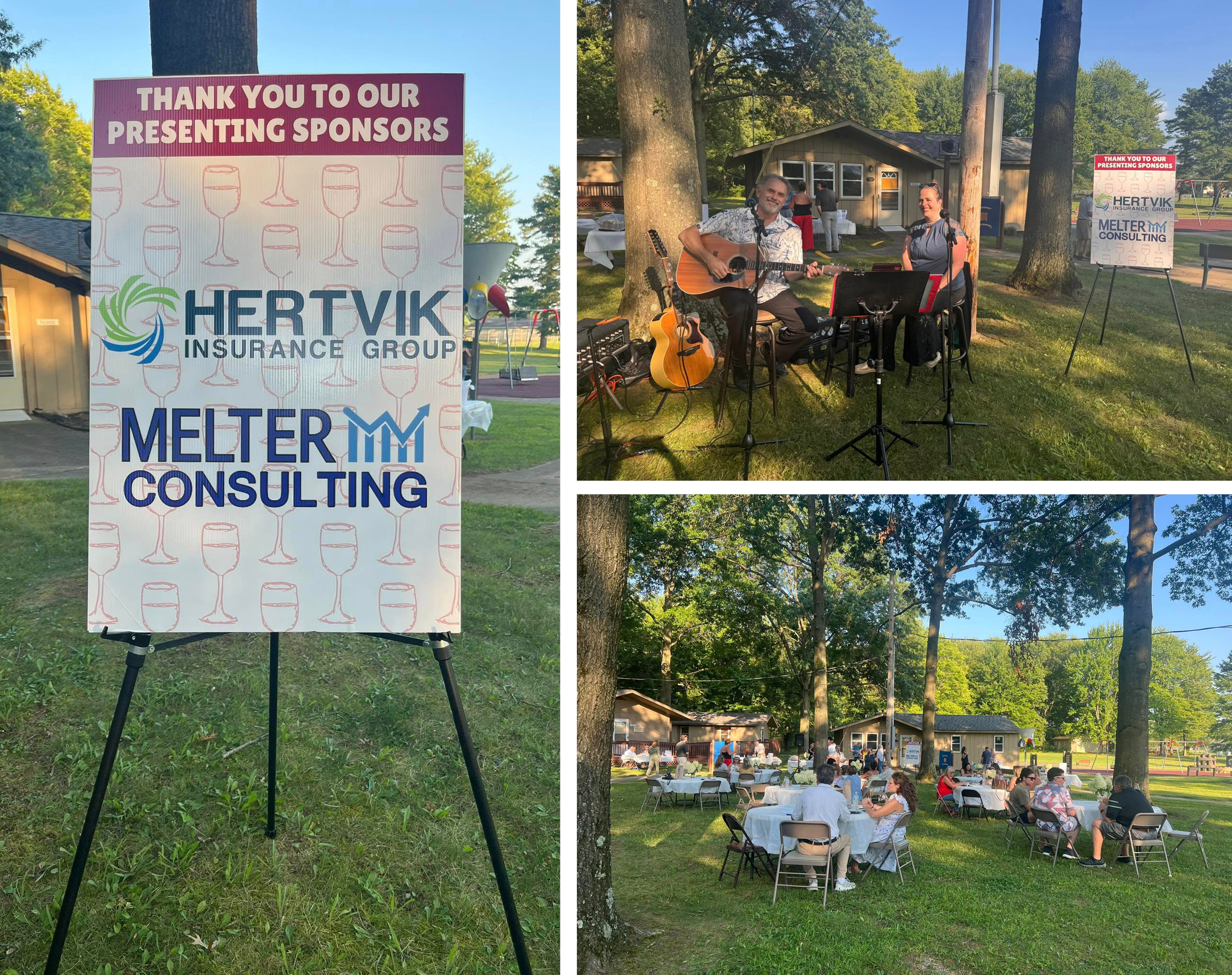 Hertvik Insurance Group Sponsors The Society's Wine in the Woods Fundraiser