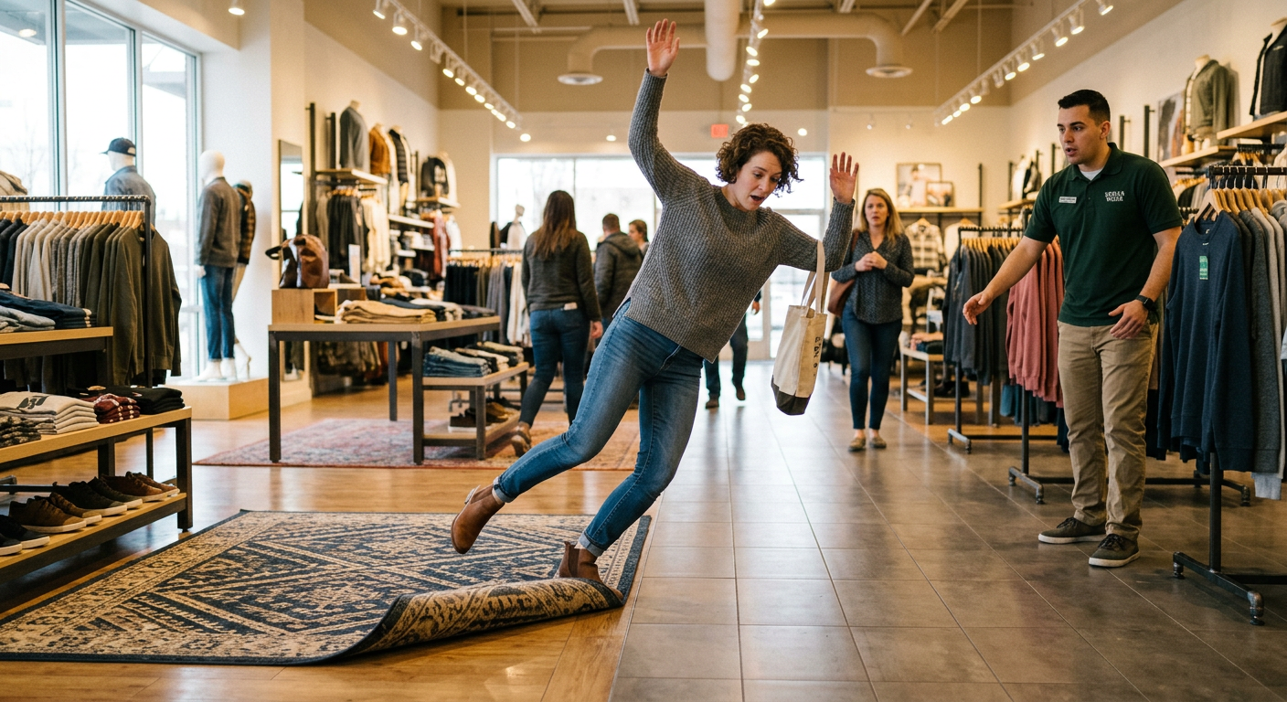 Business General Liability Customer Trips In Retail Store Hertvik Insurance Group Medina OH